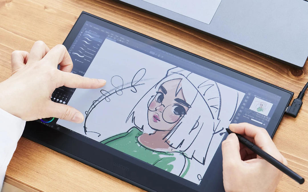 Wacom Movink OLED drawing display touch