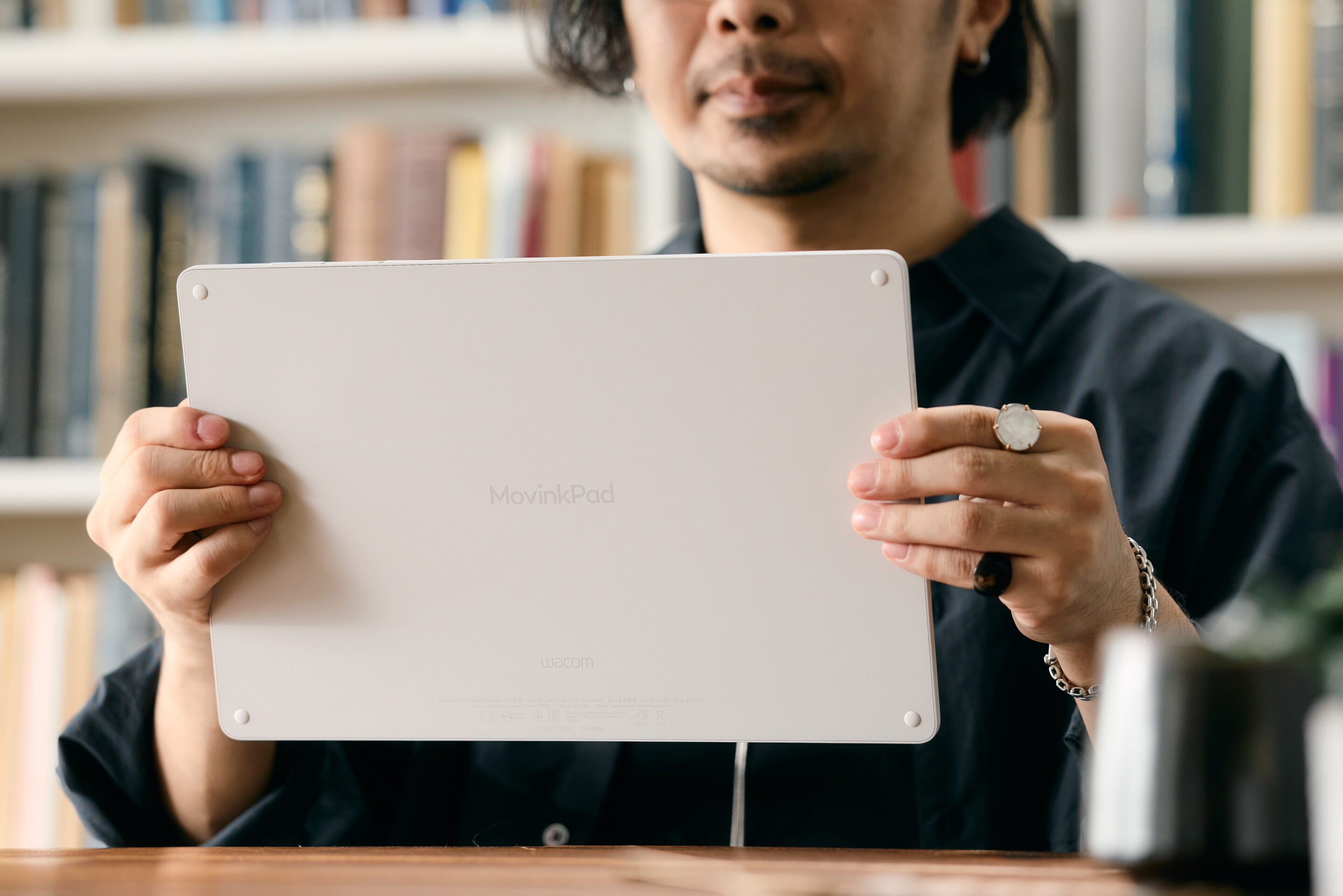 The back of the Wacom MovinkPad Pro 14