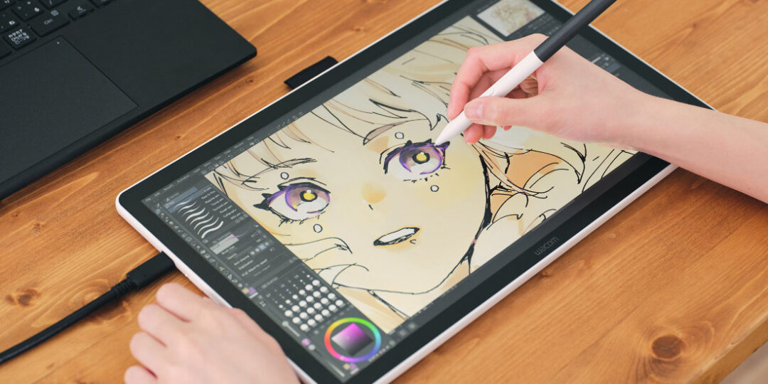 Wacom One 14 In use Anime