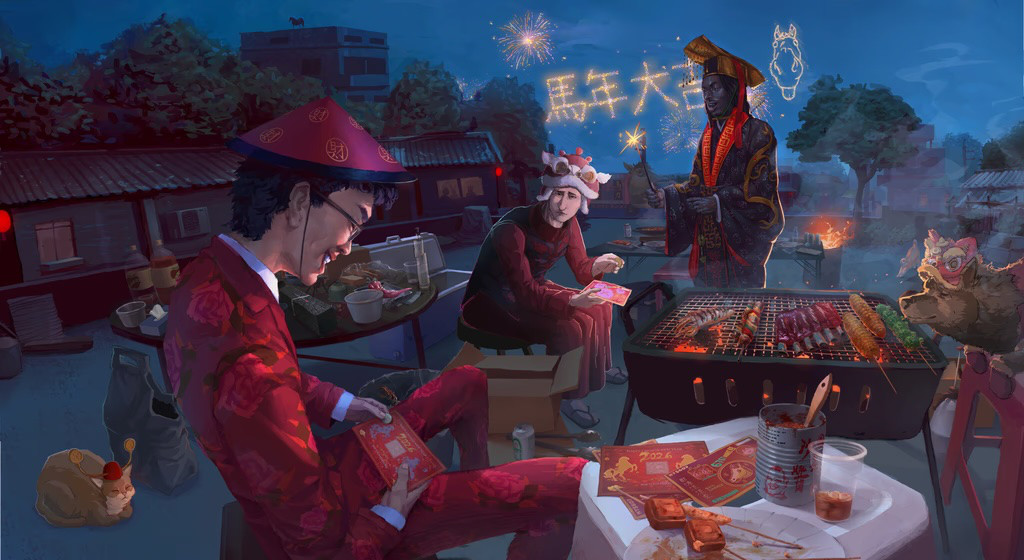 Magma Lunar Reunion 楊, dante dabbles, and 冷凍披薩