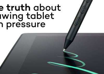 What is pressure sensitivity? Why does it matter for a drawing tablet?