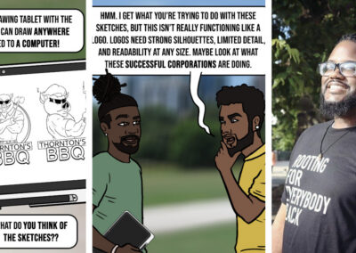 Davian Chester inspires conversation with his 2026 Black History Month comic