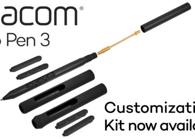 The Wacom Pro Pen 3 Customization Kit is now available for purchase!
